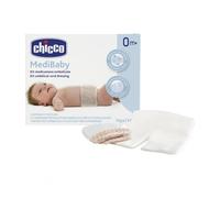 Chicco Kit Medicazione Ombellicale 0m+ Neonato Post Parto 7 Bende a Rete Elastica + 14 Garze