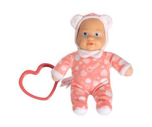 Chicco La Mia Prima Bambola, Bambola Bambina con Anello a Forma di Cuore, Facile da Afferrare, Soffice e Leggera, Morbida, Lavabile in Lavatrice, Giochi Bambini 0 Mesi+, Da portare ovunque, Rosa