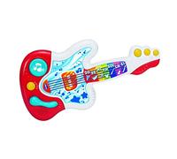 Chicco La mia prima chitarra, chitarra elettronica interattiva per imparare strumenti e note musicali, giocattolo educativo evolutivo, 3 modalità di gioco, +90 suoni e melodie, per bambini da 9 mesi a