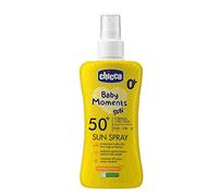 Chicco Latte Spray SPF 50 +, Spray Solare ad Ottima Protezione, per la Pelle Sen