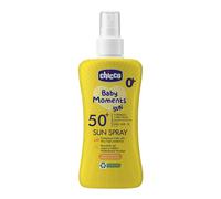Chicco Latte Spray SPF 50 +, Spray Solare ad Ottima Protezione, per la Pelle Sen