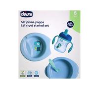 Chicco Let's Get Started 6m+ Blue Set 3 pezzi - Set cura neonati