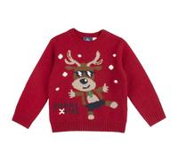 Chicco Maglioni di Natale in Tricot Bambino e Ragazzo/Bambina e Ragazza, Rosso (4), 2 Anni, Designed in Italy