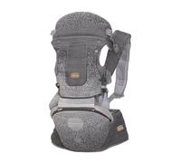 Chicco Airy Hip Fit Marsupio Ergonomico 3-in-1 | Tessuto Traspirante 3D Flyknit, Supporto Base Removibile per Distribuzione Peso | Posizioni Multiple: Fronte Mamma, Fronte Strada e Zaino | 0-15kg
