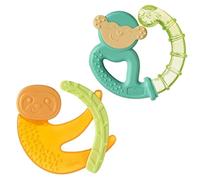 CHICCO - Massaggiagengive refrigerante, 4 mesi +, verde/arancione, colori assort