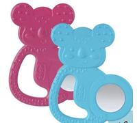 Chicco massaggiagengive refrigerati INOX GIRL 4M+ Rosa