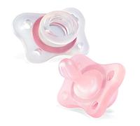 Chicco Gommato Physio Girl Silicone 2-6m 2 Pezzi