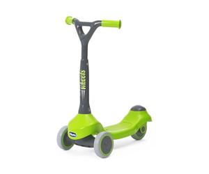 Chicco Monopattino per Bambini My First Scooter, Monopattino Evolutivo per Bambini, Leggero e Facile da Trasportare, Base Anti-Scivolo, 2-4 Anni, 3 Ruote Rivestite in Gomma, Max 20 kg, Idea Regalo