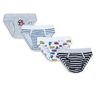 Chicco, Mutande Bambino, Set 4 Slip in Cotone, Intimo Bambino e Bambina, Designed in Italy