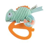 Chicco My Sweet Doudou Camaleonte Massaggiagengive Neonato, Trillino Camaleonte, Anello in Plastica Morbida, da Sollievo Durante Il Periodo di Dentizione, Dentizione Neonati, Giochi Bambino 3-18 Mesi