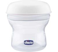 Chicco Contenitori Latte Materno, 4 Contenitori Multiuso Con Tettarella inclusa, Conserva il Latte, Chiusura Con Tappo Ermetico, Adatto a Frigo e Freezer, Natural Feeling, 0m+