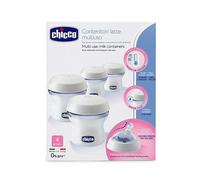 Chicco Natural Feeling - Contenitore per Latte Materno, 4 Pezzi + 1 Tettarella