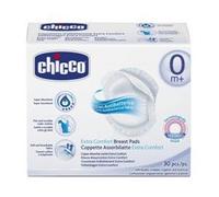 Chicco Natural Feeling Coppette Assorbilatte Antibatteriche 30 Pezzi