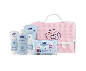 Chicco Natural Sensation Beauty Rosa Detergente Corpo&Capelli + Crema Corpo + Pasta Lenitiva + Salviette