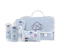 Set Beauty Piquet Chicco Natural Sensation Baby Cosmetic Set Azzurro