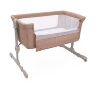 Chicco Next2Me Essential Culla Neonato Fianco Letto, Culla Co-Sleeping, Compatibile con Diversi Letti, Altezza Regolabile, Buona Circolazione dell'Aria, Materasso e Borsa inclusi, 0-6 Mesi, Marrone