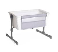 Chicco Next2Me Essential Culla Neonato Fianco Letto, Sostenibile, Compatibile con Diversi Letti, Altezza Regolabile,Inclinabile, Buona Circolazione dell'Aria, Materasso e Borsa inclusi, Bianco