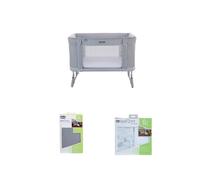 Chicco Next2Me Forever Starter Bundle con culla Next2Me Forever, coprimaterasso Night Breeze e set 2 pezzi 2 lenzuola grigio cenere