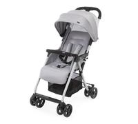 Chicco OHlalà 3 Passeggino Ultraleggero da 0 Mesi a 15 kg, portata max 18 kg, Reclinabile e Pieghevole con Cestello Capiente, Chiusura Compatta, Parapioggia e Cappottina Estendibile, Grigio
