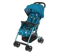 Chicco OHlalà 3 Passeggino Ultraleggero da 0 Mesi a 15 kg, portata max 18 kg, Reclinabile e Pieghevole con Cestello Capiente, Chiusura Compatta, Parapioggia e Cappottina Estendibile, Blu Petrolio