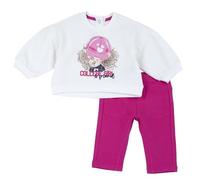 Chicco Outfit Due Pezzi: Leggings e Felpa Neonata 0-24 mesi, Fuxia (2), 2 anni, Designed in Italy