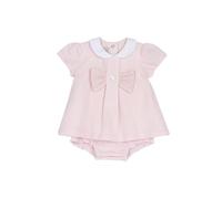 Chicco Tutina / body per bambino rosa / bianco, Taglia 62