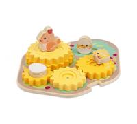 Chicco Pagliaio dei Pulcini Gioco in Legno Educativo, Ciclo della Vita, Ingranaggi Rotanti e Personaggi Impilabili, Gioco di Incastro e Logica per Bambini, 10 Pezzi Inclusi, per Bambini dai 2 Anni