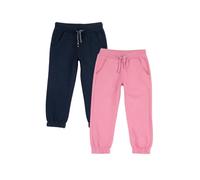 Chicco, Pantaloni Bambina, Set di 2 Pantaloni Lunghi in Felpa 100% Cotone, Abbigliamento Bambina, Designed in Italy