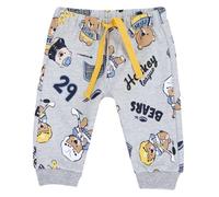 Chicco Pantaloni della Tuta, Pantaloni Bimbo 0-24, Grigio, 6 Mesi