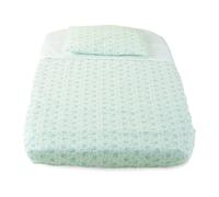 Chicco Parure Copripiumino 3 Pezzi Next2Me Foxy Bianco e Verde