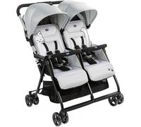 Chicco Passeggino Gemellare Chiusur Compatta OHLALA' TWIN BLACK SILVER CAT