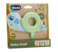 Chicco Peluche Baby Lumaca ECO+, Trillino in Tessuto