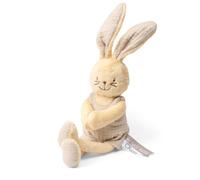 Chicco Peluche Neonato Morbido Velour Coniglietto, Gioco Interattivo con Tintinnio Sensoriale e Velcro, Diverse Texture per Sviluppo Tattile, Regalo Nascita, 0 Mesi