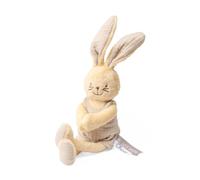 Chicco Peluche Neonato Morbido Velour Coniglietto, Gioco Interattivo con Tintinnio Sensoriale e Velcro, Diverse Texture per Sviluppo Tattile, Regalo Nascita, 0 Mesi