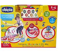 Chicco Percorso Musicale di DJ Mic, Tappeto Parlante con Tre modalità di Gioco, Percorso Evolutivo per Scoprire la Musica, Canta e Balla con Microfono, Gioco Musicale, Tappeto, età 1-4 Anni