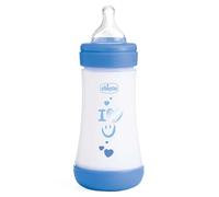 Chicco PERFECT 5 Biberon Anticolica 240 ml, Biberon Flusso Medio 2 Mesi + Bimbo