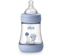 Chicco Biberon Neonato Perfect 5 Biberon Azzurro Flusso Lento 0 Mesi+ 150 ml