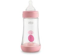 Chicco 00020223100000 biberon 240 ml Rosa, Trasparente Plastica