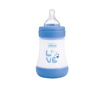 Chicco Biberon Neonato Perfect 5 Biberon Azzurro Flusso Lento 150 Ml 0mesi+
