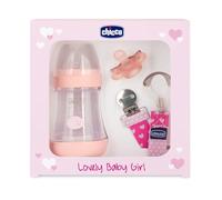 Chicco Perfect 5 set regalo, rosa 1 flacone da 150 ml p5, 1 physioforma minisoft, 1 clip moda