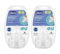 Chicco Perfect - 5 tettarelle set 4 pezzi SOFT SENSE-SILIKON tettarelle misura 0 dalla nascita 0+ mesi + Made in Italy