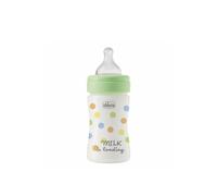 Chicco Biberon Perfect Easy Flusso Lento, Tettarella Physio Silicone, 150 ml, 0 Mesi+ Neutro