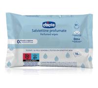 Chicco Perfumed Wipes 0m+ salviette umidificate per bambini con una leggera profumazione 16 pz