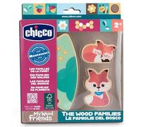 Chicco Personaggi in Legno My Wood Friends, Gioco sensoriale in legno,2 volpine,1 pezzo di puzzle,Ispirato al metodo Montessori,Collezionabili, Leggeri e facili da afferrare,Per creare storie, 2+ anni