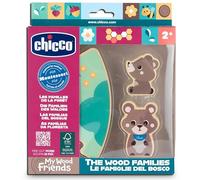 Gioco Montessoriano Chicco My Wood Friends Set 2 Orsetti Papà