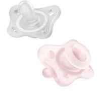 Chicco Physio Forma Mini Soft 0-2m ciuccio 0-2m Pink/Transparent 2 pz