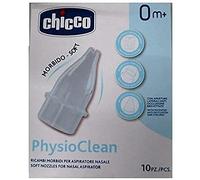 Chicco Physioclean Ricambi morbidi per Aspiratore Nasale Physioclean 10 pezzi