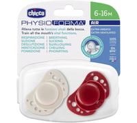 Chicco PhysioForma Air Succhietti Rosa Silicone 6-16 da 2 Pezzi
