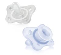 Chicco Physio Forma Mini Soft 0-2m ciuccio Blue/Transparent 2 pz