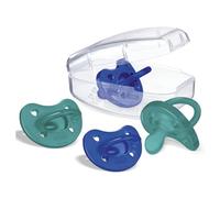 Chicco Physioforma Ciuccio In Silicone 16-36 Mesi, Gommotto Morbido E Delicato, Supporta La Respirazione Fisiologica, Verde Acqua e Azzurro, offerta convenienza